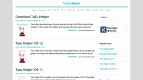 What Tutuhelper.com website looked like in 2018 (5 years ago)