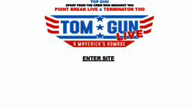 What Tomgunlive.com website looked like in 2018 (5 years ago)