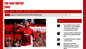 What Themanunitedfans.com website looked like in 2018 (5 years ago)