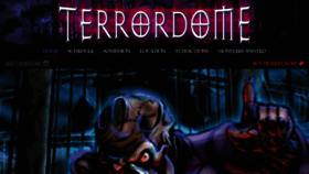 What Terrordome.com website looked like in 2018 (5 years ago)