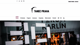 What Tanecpraha.cz website looked like in 2018 (5 years ago)