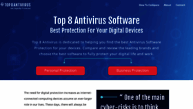 What Top8antivirus.com website looked like in 2018 (5 years ago)