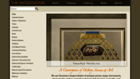 What Theantiquarium.com website looked like in 2018 (5 years ago)