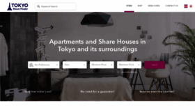 What Tokyoroomfinder.com website looked like in 2018 (5 years ago)