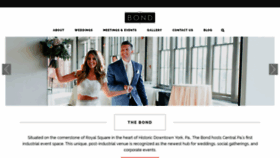 What Thebondevents.com website looked like in 2018 (5 years ago)