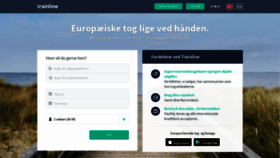 What Trainline.dk website looked like in 2018 (5 years ago)