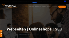 What Ttmedia-agentur.de website looked like in 2018 (5 years ago)
