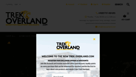 What Trekoverland.com website looked like in 2018 (5 years ago)