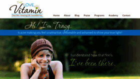 What Thelovevitamin.com website looked like in 2018 (5 years ago)