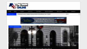 What Therecord-online.com website looked like in 2018 (5 years ago)