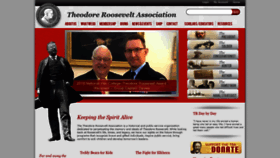 What Theodoreroosevelt.org website looked like in 2018 (5 years ago)