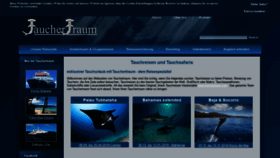 What Tauchertraum.com website looked like in 2018 (5 years ago)