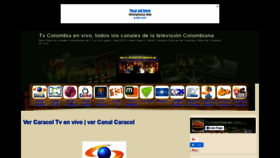 What Tvcolombiaenvivo.com website looked like in 2018 (5 years ago)