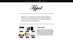 What Tippedjs.com website looked like in 2018 (5 years ago)