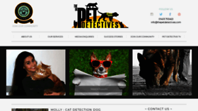 What Thepetdetectives.com website looked like in 2018 (5 years ago)