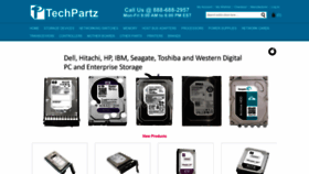 What Techpartz.com website looked like in 2018 (5 years ago)