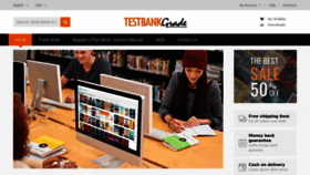 What Testbankgrade.com website looked like in 2018 (5 years ago)