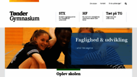What Toender-gym.dk website looked like in 2018 (5 years ago)