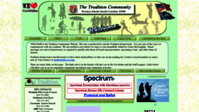 What Tradition29585.com website looked like in 2018 (5 years ago)