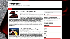 What Turbocolt.com website looked like in 2018 (5 years ago)