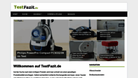 What Testfazit.de website looked like in 2018 (5 years ago)