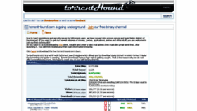 What Torrenthounds.com website looked like in 2018 (5 years ago)