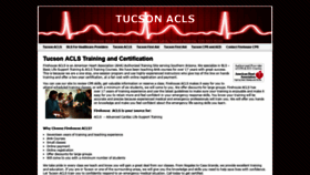 What Tucsoncpracls.com website looked like in 2018 (5 years ago)