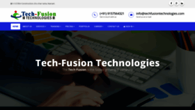 What Techfusiontechnologies.com website looked like in 2018 (5 years ago)