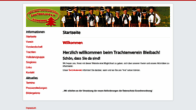 What Trachtenverein-bleibach.de website looked like in 2018 (5 years ago)