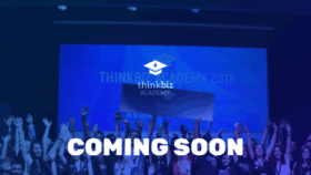 What Thinkbiz-academy.com website looked like in 2018 (5 years ago)