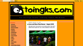 What Toingks.com website looked like in 2018 (5 years ago)