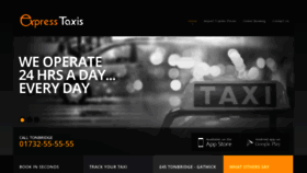 What Tonbridgetaxi.co.uk website looked like in 2018 (5 years ago)