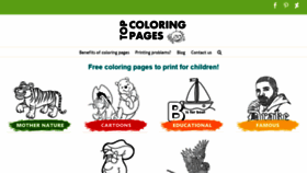 What Topcoloringpages.net website looked like in 2018 (5 years ago)