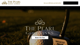 What Thepearlgolf.com website looked like in 2018 (5 years ago)