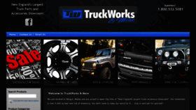 What Truckworksandmore.com website looked like in 2018 (5 years ago)