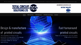 What Totalcircuitsolutions.com website looked like in 2018 (5 years ago)