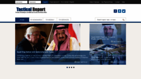 What Tacticalreport.com website looked like in 2018 (5 years ago)