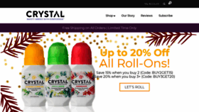 What Thecrystal.com website looked like in 2018 (5 years ago)