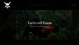 What Tacticoolfoam.com website looked like in 2018 (5 years ago)