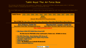 What Takhli.org website looked like in 2018 (5 years ago)