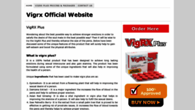 What Thevigrxplus.com website looked like in 2018 (5 years ago)