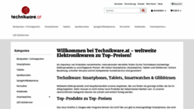 What Technikware.at website looked like in 2018 (5 years ago)
