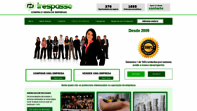 What Trespasse.com website looked like in 2018 (5 years ago)