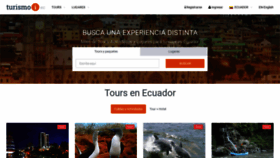 What Turismoi.ec website looked like in 2018 (5 years ago)