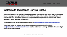 What Tacticalandsurvivalcachebooksandgear.com website looked like in 2018 (5 years ago)