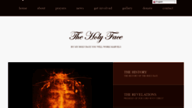 What Theholyface.com website looked like in 2018 (5 years ago)
