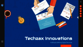 What Techzax.com website looked like in 2018 (5 years ago)
