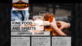 What Thecrabappletavern.com website looked like in 2018 (5 years ago)