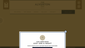 What Thealverton.co.uk website looked like in 2018 (5 years ago)