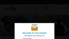 What Thelongfin.com website looked like in 2018 (5 years ago)